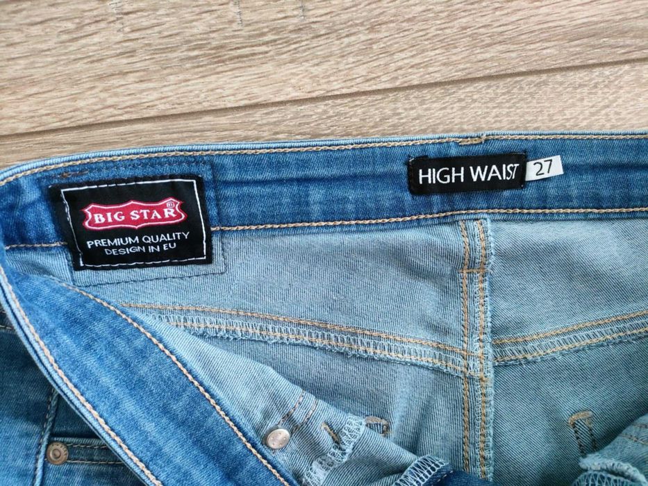 Spodnie Jeansy BIG STAR Damskie S Wysoki stan W27 L28