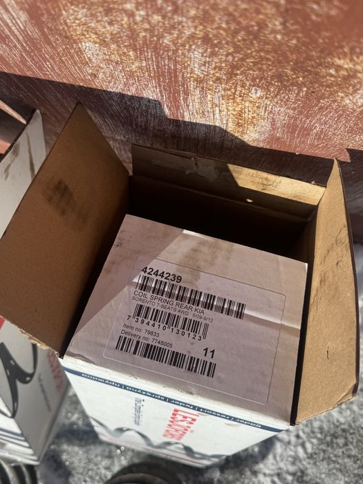 Пружины задние Kia Sorento 2 7мест 2009-2013