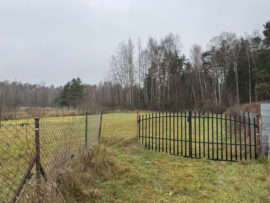 Działka w ostatniej linii zabudowy