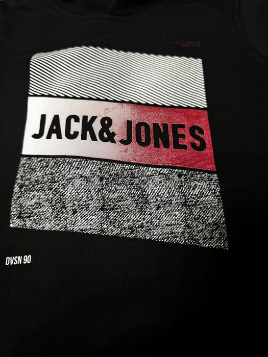 Jack&Jones Czarna Bluza z Kapturem rozmiar 128 cm