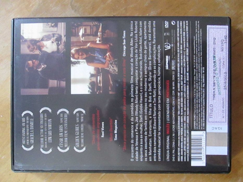 Toda a Gente Diz Que Te Amo, Goldie Hawn, Alan Alda, Woody Allen