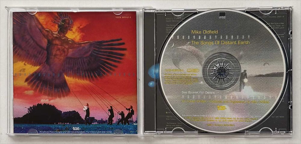 CD_Mike Oldfield, The Songs Of Distant Earth. Muito estimado, como novo.