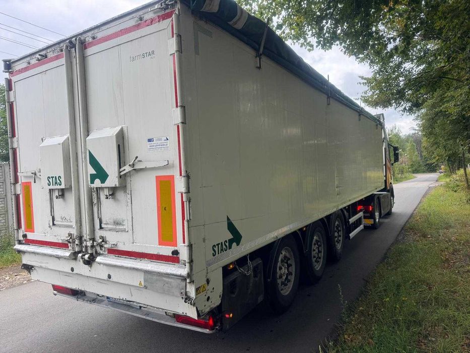 Naczepa ruchoma podłoga STAS 55 m3 zbożówka
