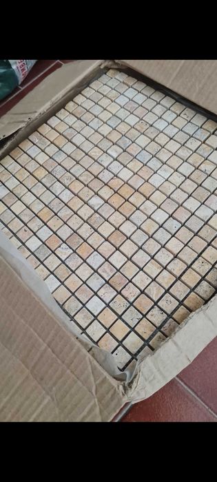 Mosaico marmore Travertino