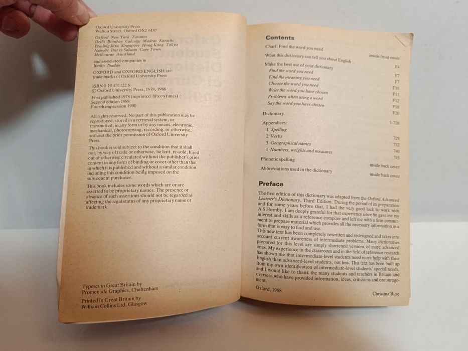 Oxford Student's Dictionary Second Edition