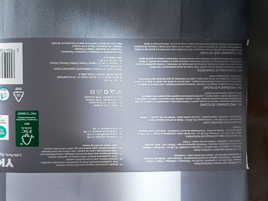 Komplet poscieli 160*200
