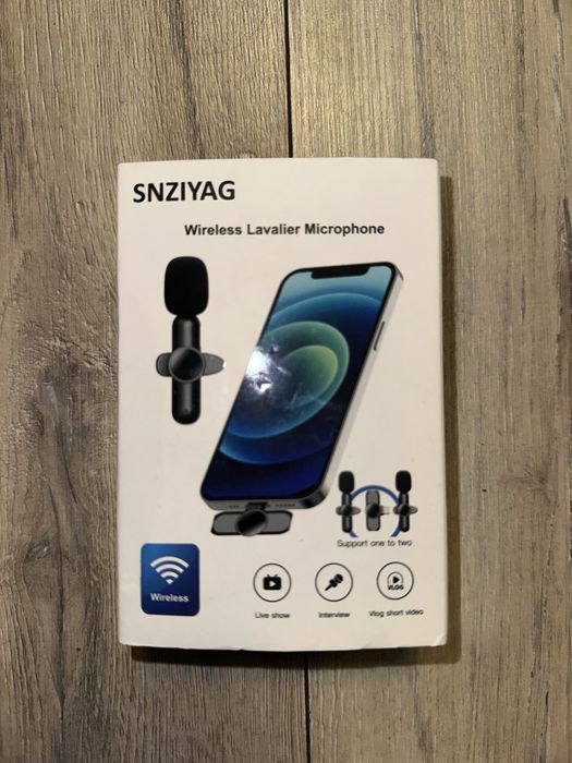 Бездротовий петличний мікрофон SNZIYAG для iPhone iPad