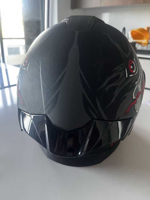 Capacete de mota c/ intercomunicador