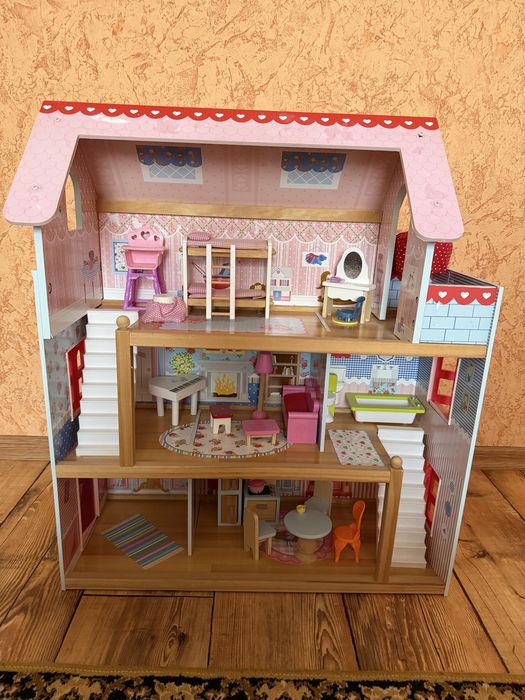 Будинок деревʼяний для ляльок Kidkraft , кукольный домик