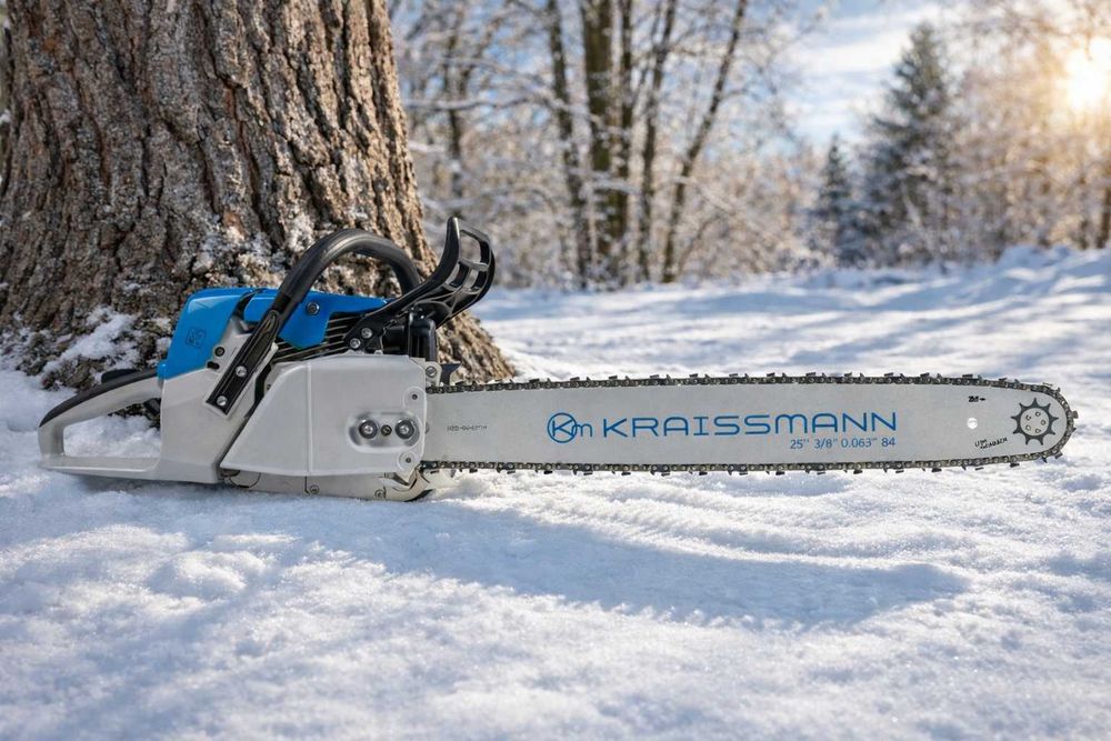 Бензопила KRAISSMANN KS'381 (шина 635 мм, 72 куб.см.)