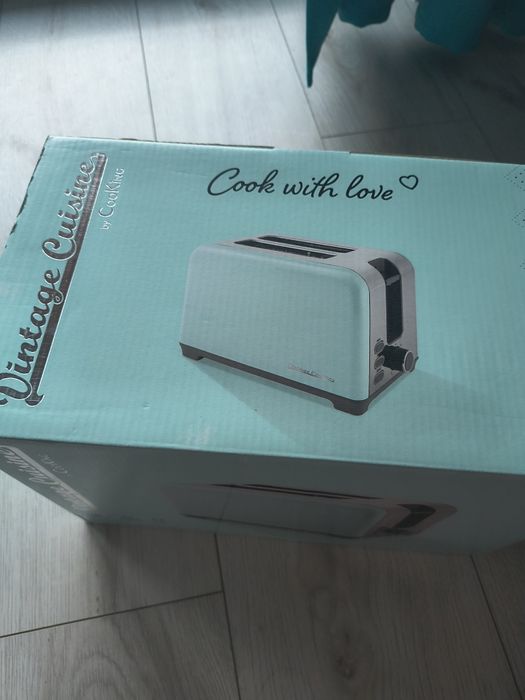 Nowy toster Vintage Cuisine miętowy