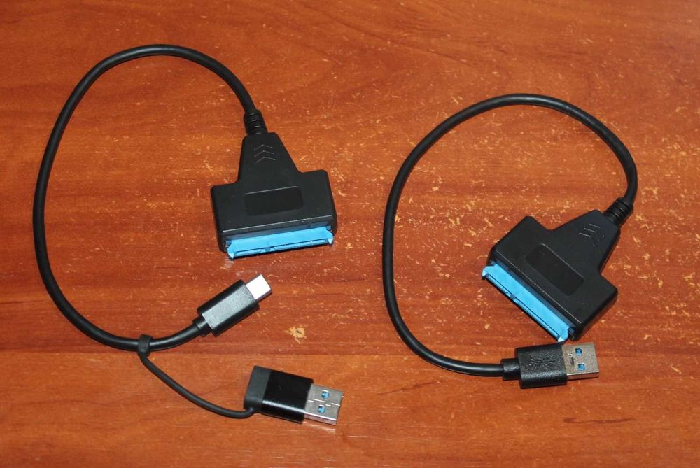 Переходники,Кабель-адаптер USB 3.0 для жесткого диска.Два вида.