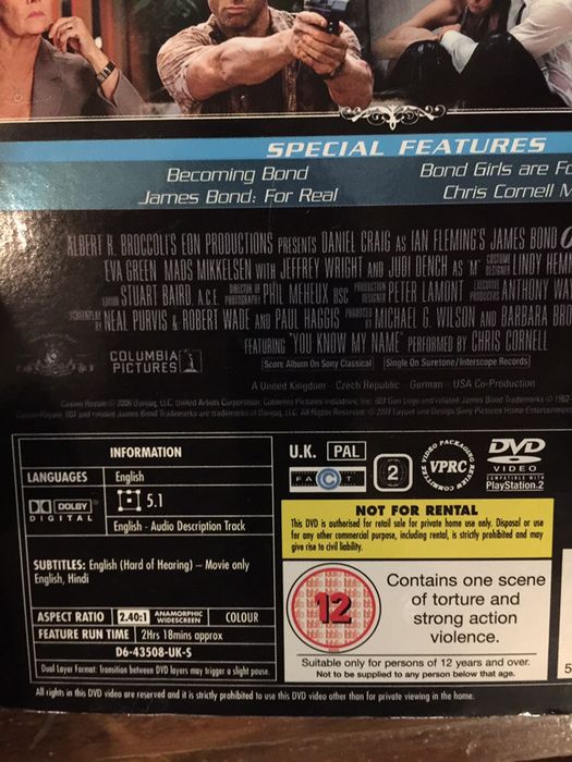 DVD - 007 Casino Royale - Ed. Colecionador