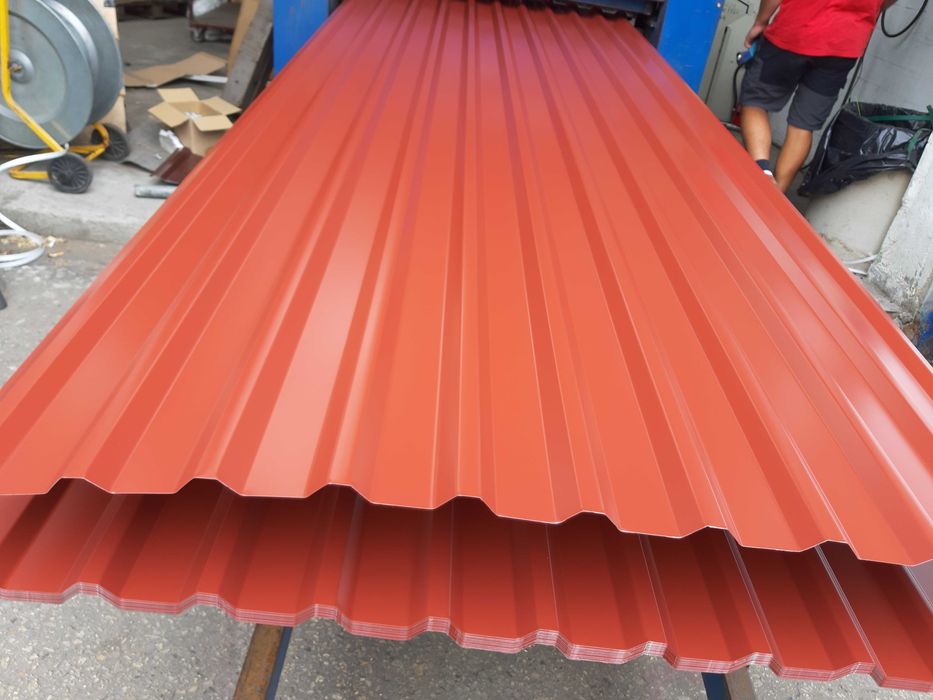 Blacha czerwona trapez dach ral 3009 dachowa