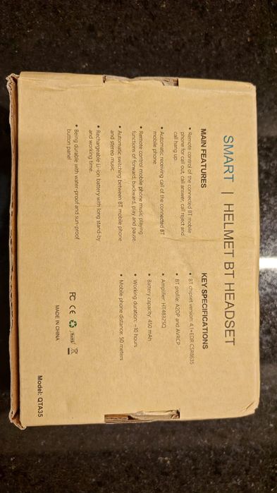 Headset Motociclo Smart Helmet BT