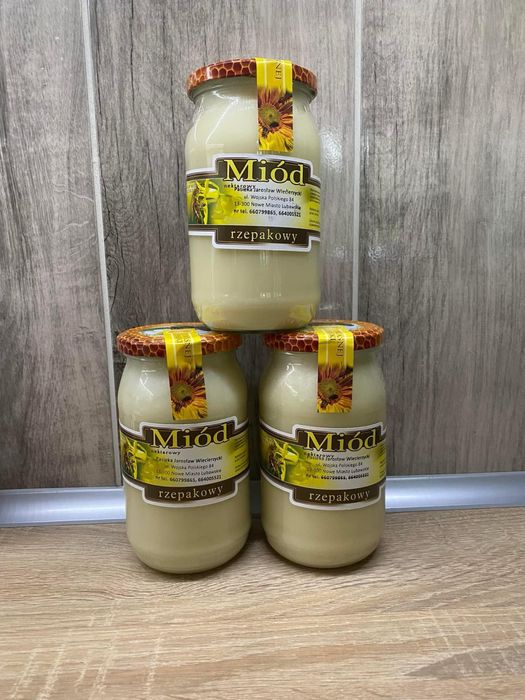 Miod z wlasnej pasieki!