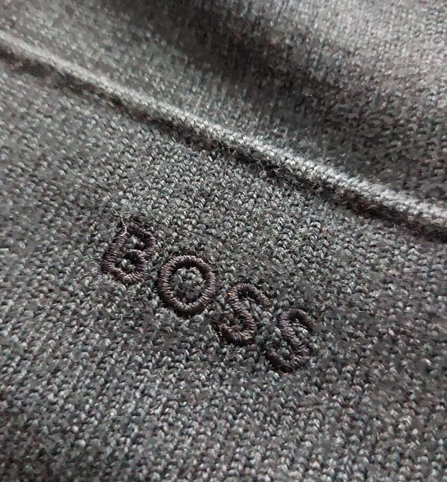 Hugo Boss wełniany sweter/kardigan męski r. M