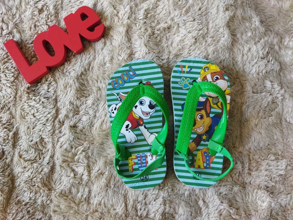 Вьетнамки,шлепанцы,сандалии щенячий патруль,paw patrol,Гончик,Крепыш