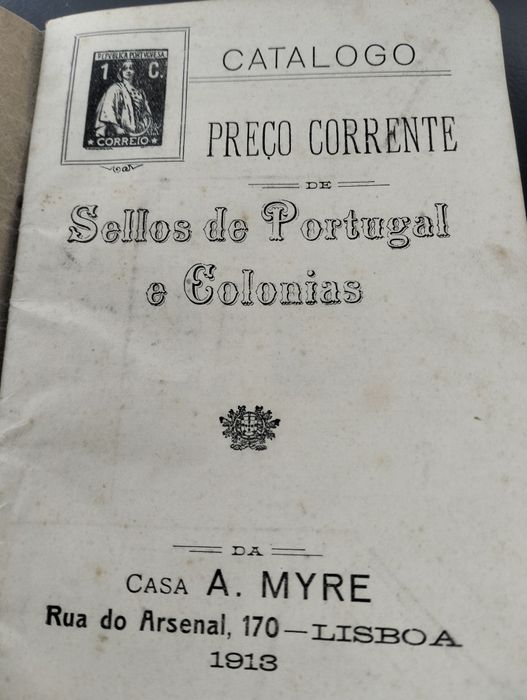 Catálogo de selos de Portugal e colónias. Ano de 1913
