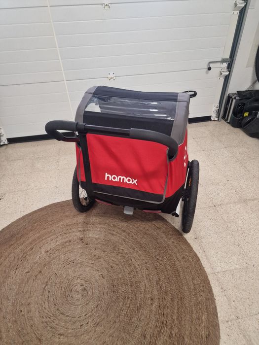 Atrelado / Reboque de Bicicleta HAMAX IXPLORER Vermelho