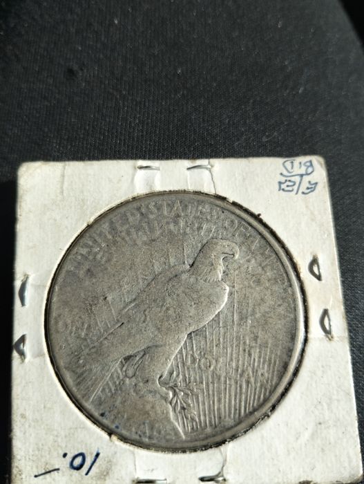 Moeda de Prata 1928-S Peace Dollar - USA Key Date - San Francisco Mint