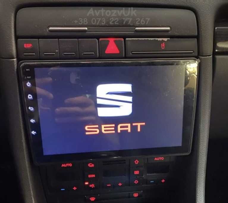 Магнитола Seat EXEO Audi A4 S4 RS4 GPS USB  Ауди А4 CarPlay Android 15