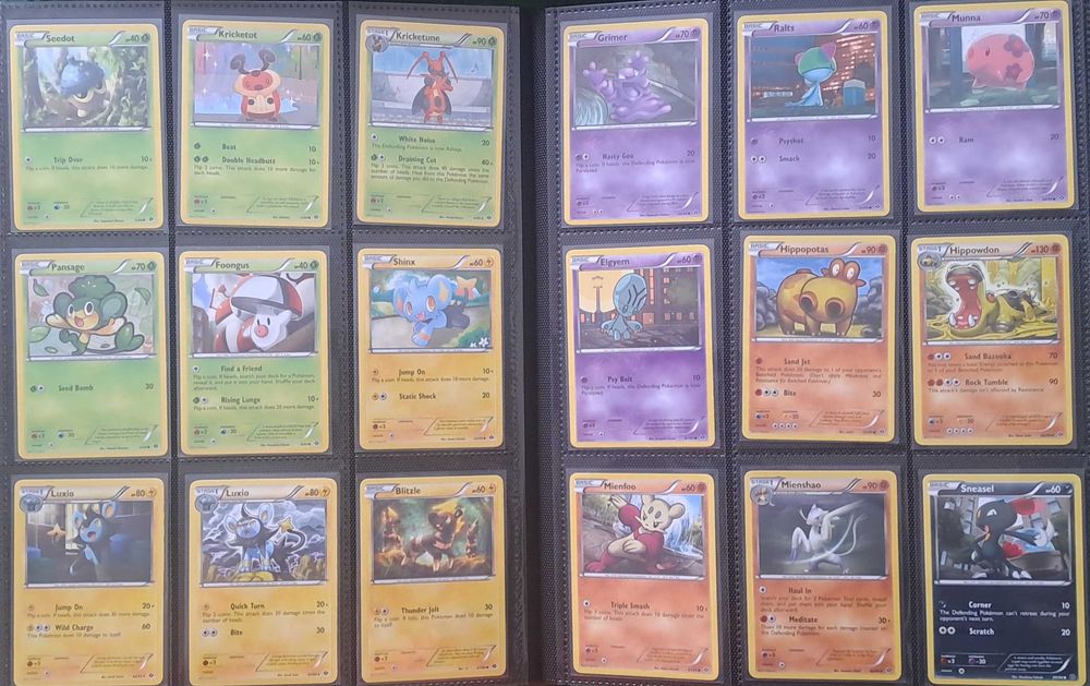 Karty Pokemon TCG.  Starsze sety.