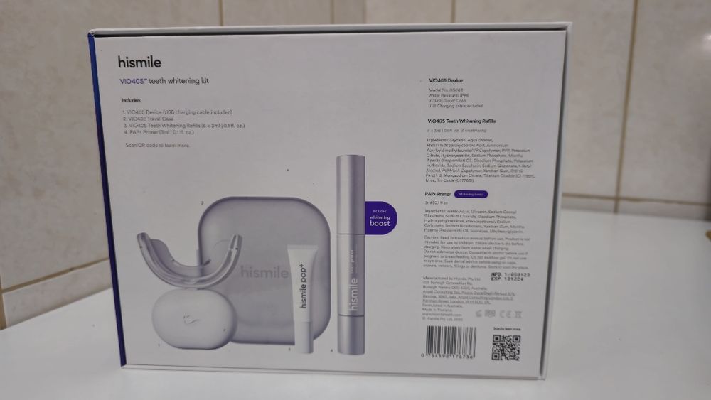 Kit Branqueamento de Dentes Hismile VIO405