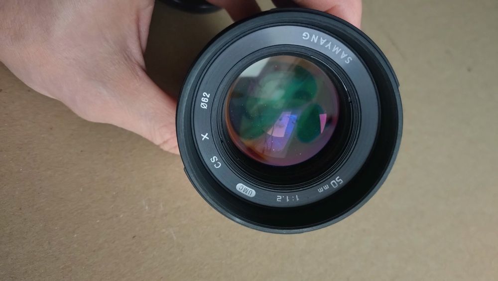 Obiektyw Samyang 50mm F 1.2 Fuji X jak nowy