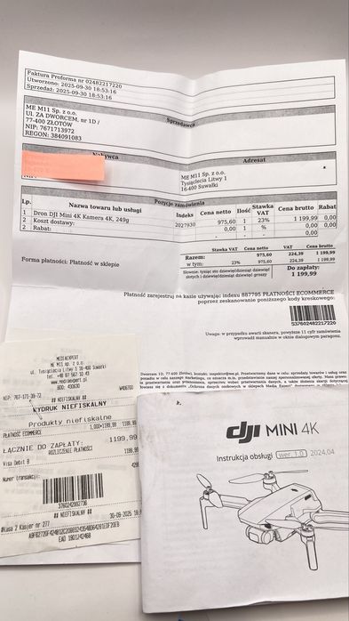 Dron DJI Mini 4K gwarancja