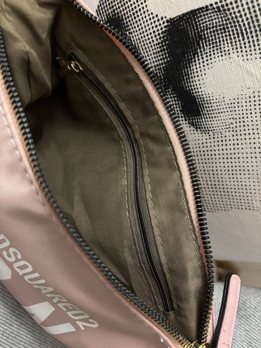 Mala nova com alca de ombro e tiracolo rosa, DSQUARED2