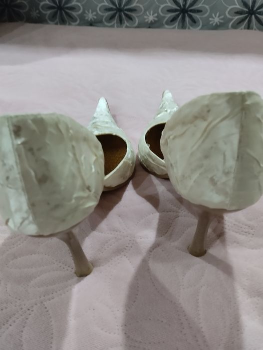 Buty, czółenka ślubne 39