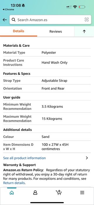 Marsúpio, Porta bebe, Novo