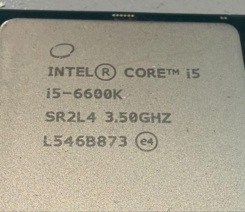 Процесор Intel core i5 6600K