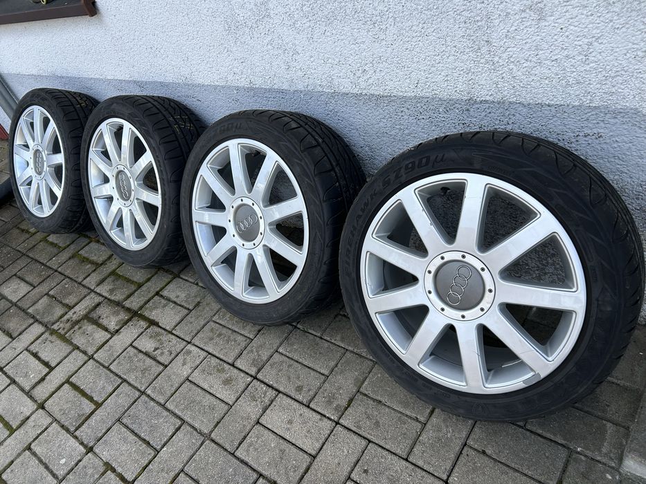 KOŁA LETNIE AUDI 5x112 17” + Firestone 225/45R17 2018r A3 8P