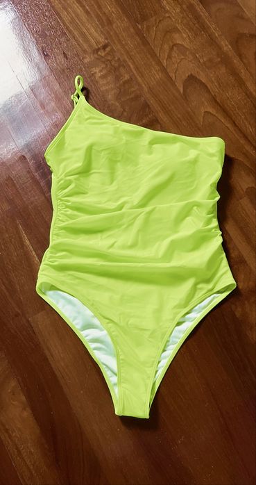 Fato de banho em verde neon