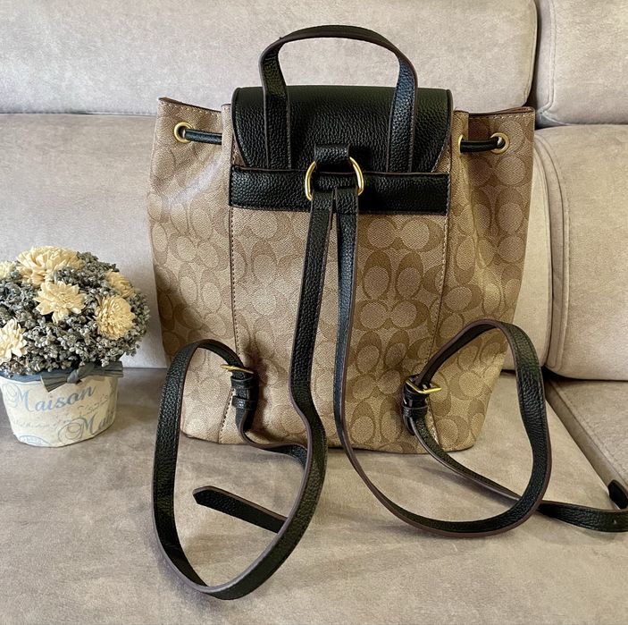 Mala Coach Bege e Preta