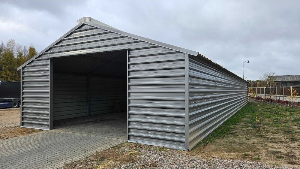 Konstrukcja stalowa 8.10x31.5 m wiata hala magazyn 255 m2