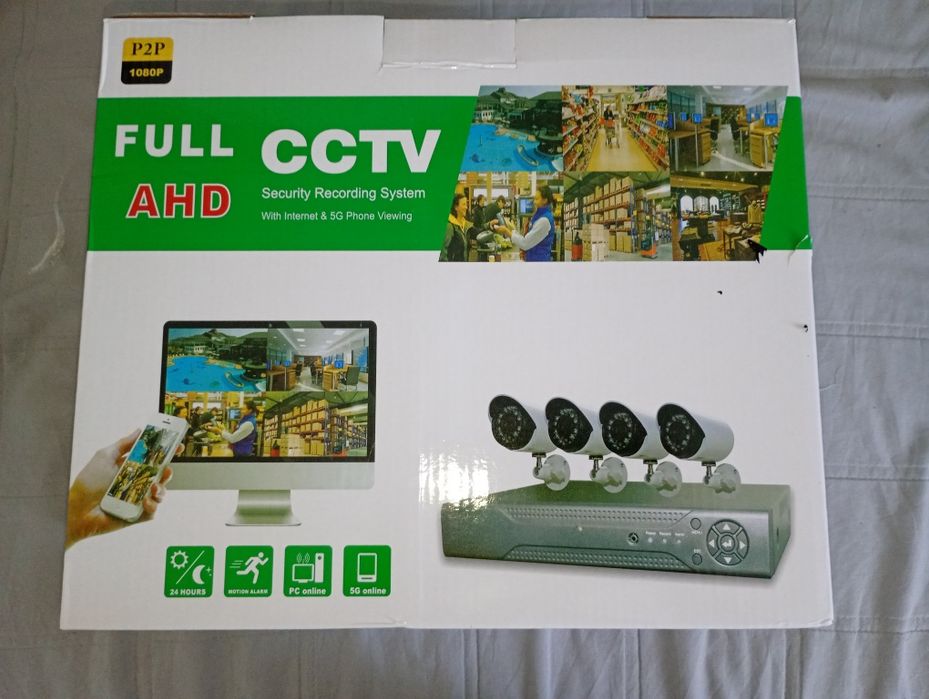 Zestaw do monitoringu, 4 kamery