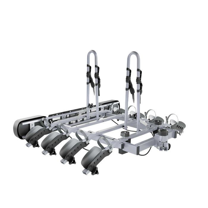 Bagażnik Rowerowy Platforma Na Hak 4 Rowery Amos Tytan 13Pin Uchylny