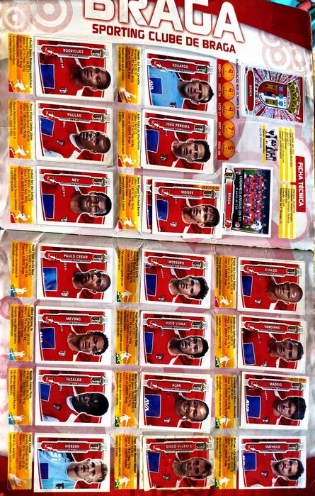 Caderneta completa fubebol 2009/10