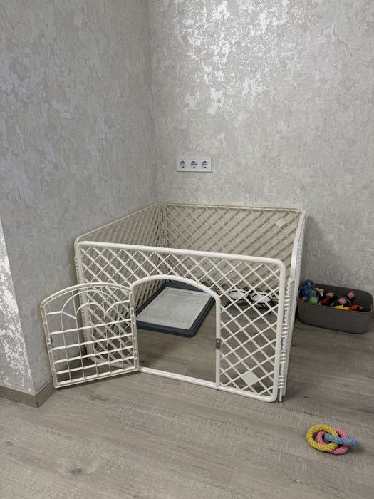 Манеж для тварин БІЛИЙ