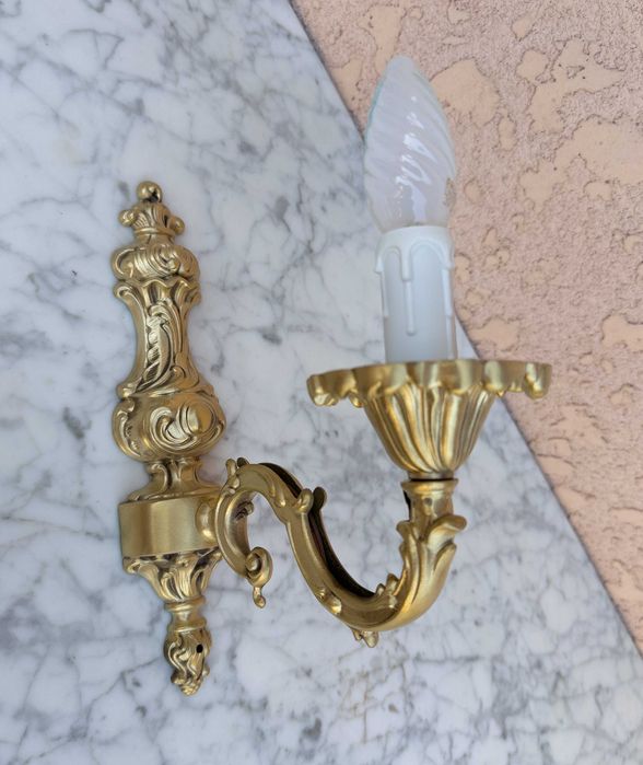 бра бронзові бра латунні бра из бронзы Испания пара бра бронзовые