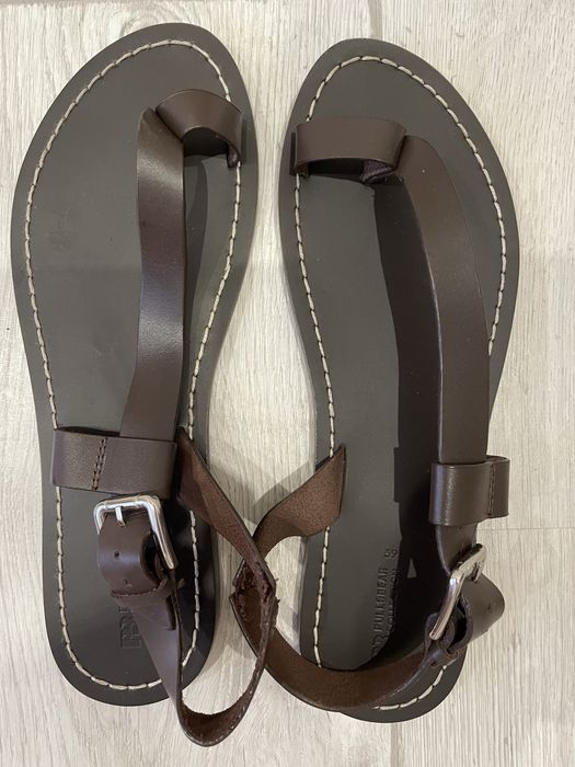 Сандалі Pull&bear шкіряні