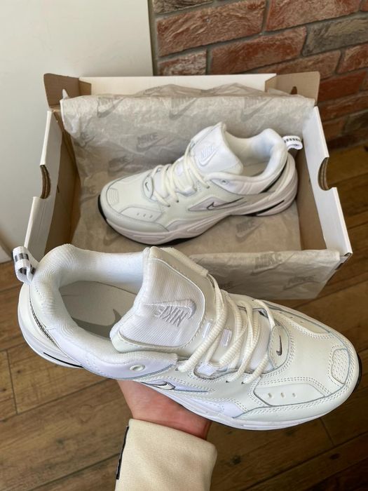 Без предоплат Шкіряні кросівки Nike M2K Tekno Essential White