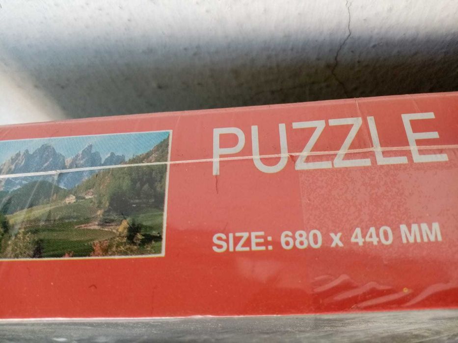 puzzle: 1000 peças, imagem dos Alpes, selado