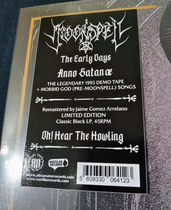 LP Moonspell Anno satanae