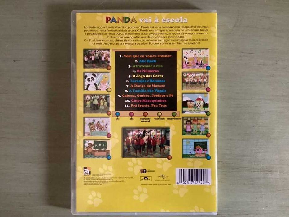 Panda vai a escola DVD- portes CTT gratis
