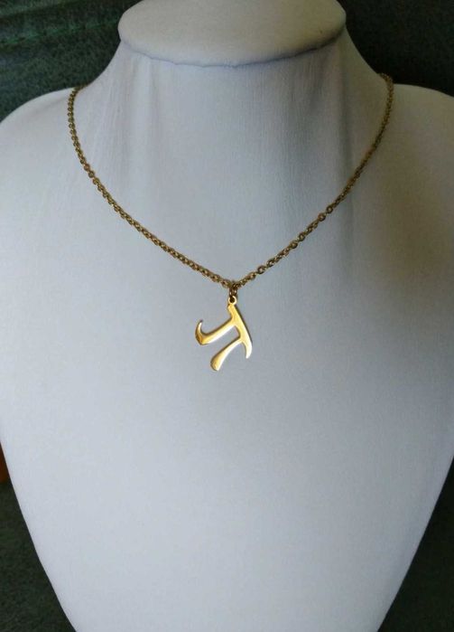 Colar Aço Dourado c/ PI NOVO  -   SALDO