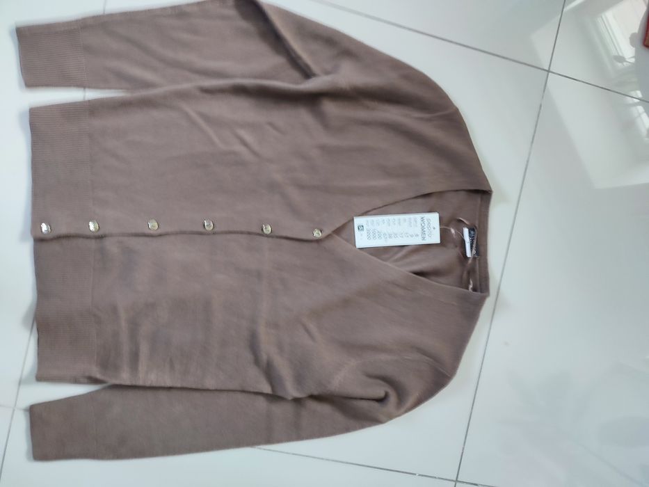 Sweter damski kardigan nowy rozmiar S akryl